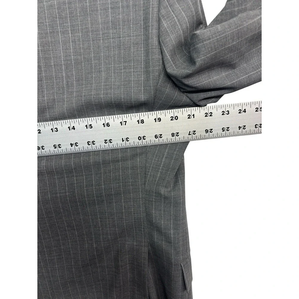 Brooks Brothers 42R 33x30 Gray Pinstripe 2pc Pant Suit Regent Brookscool‎ Canvas